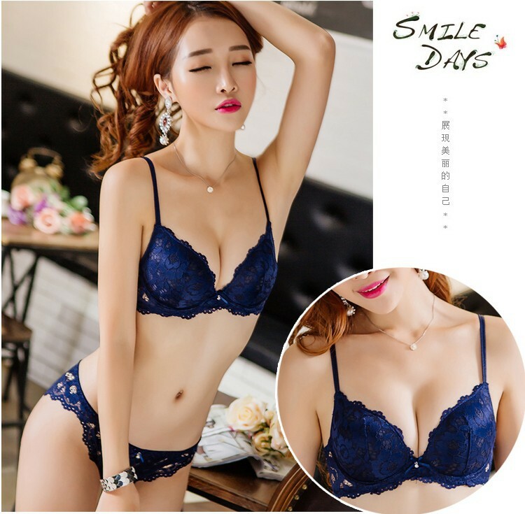 Thick Bra Lot Cup Classical Push Up Bra&Panty All Colors 32 34-38 ABC Lingerie