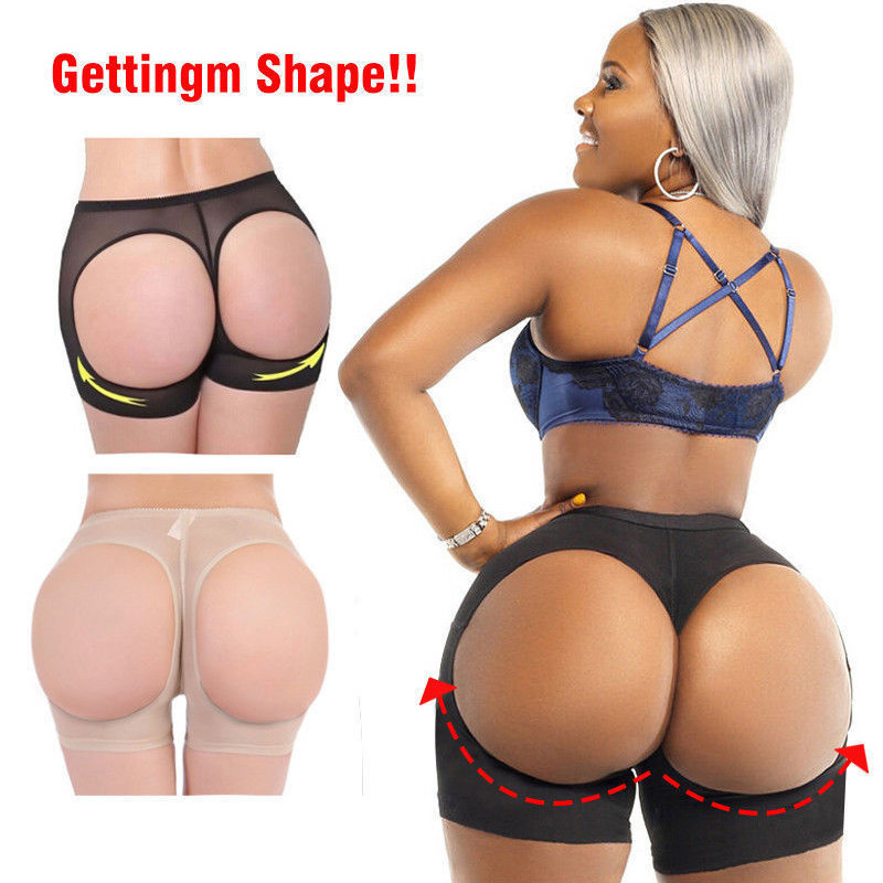 BOOTY BRA INVISIBLE LIFT BUTT LIFTER SHAPER PANTY TUMMY CONTROL BOYSHORTS SHORTS