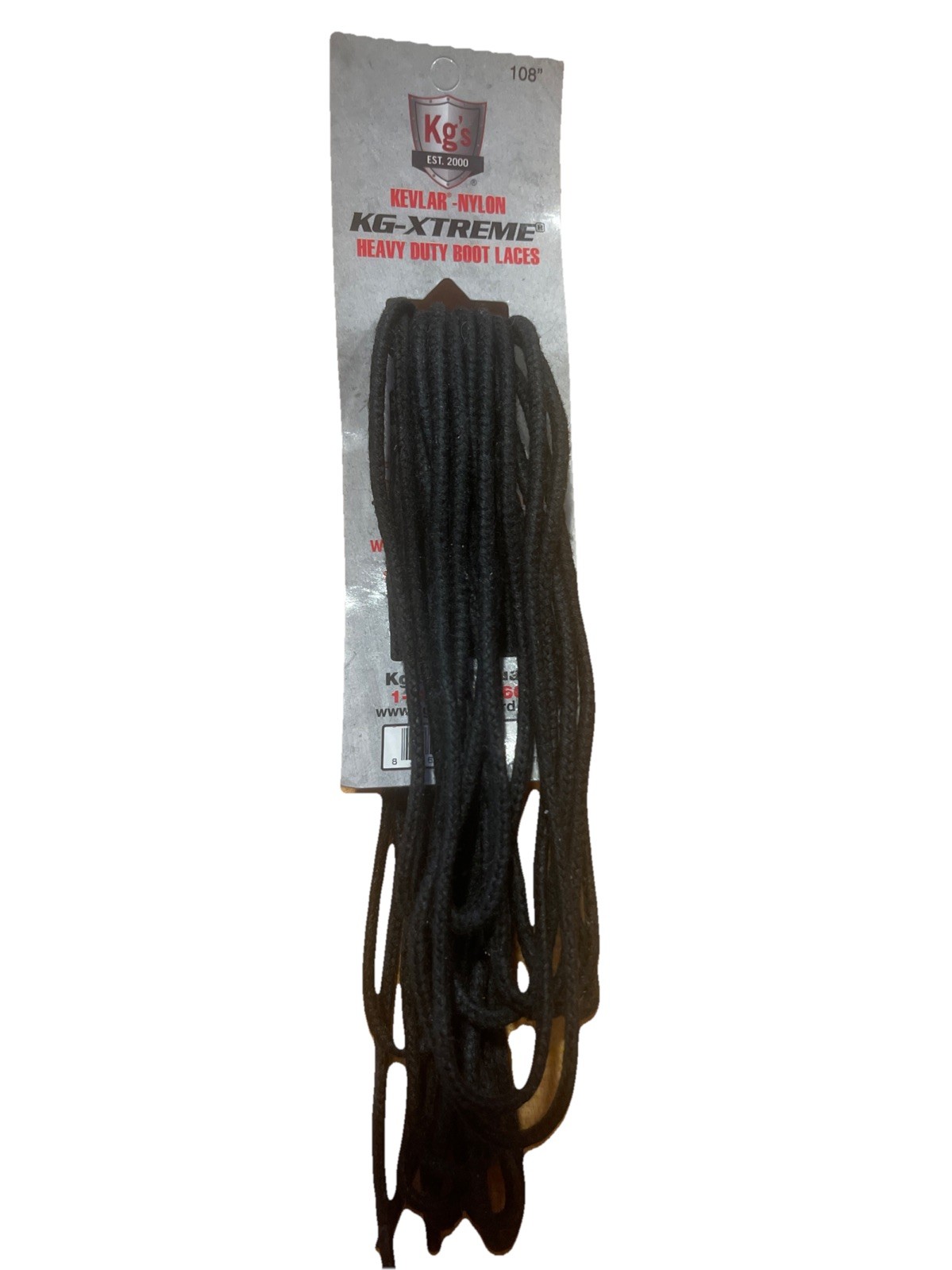 Work Boot Laces 108” KG’s KG-XTREME Made With KEVLAR Hiking Boots Workboots