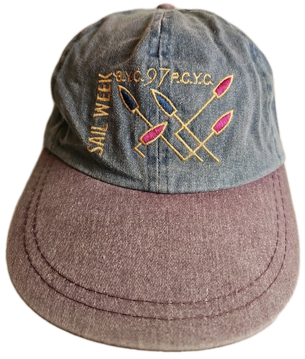 Vtg Sail Week 1997 BYC PCYC Hat Cap Adjustable Pointe-Claire Yacht Club Quebec