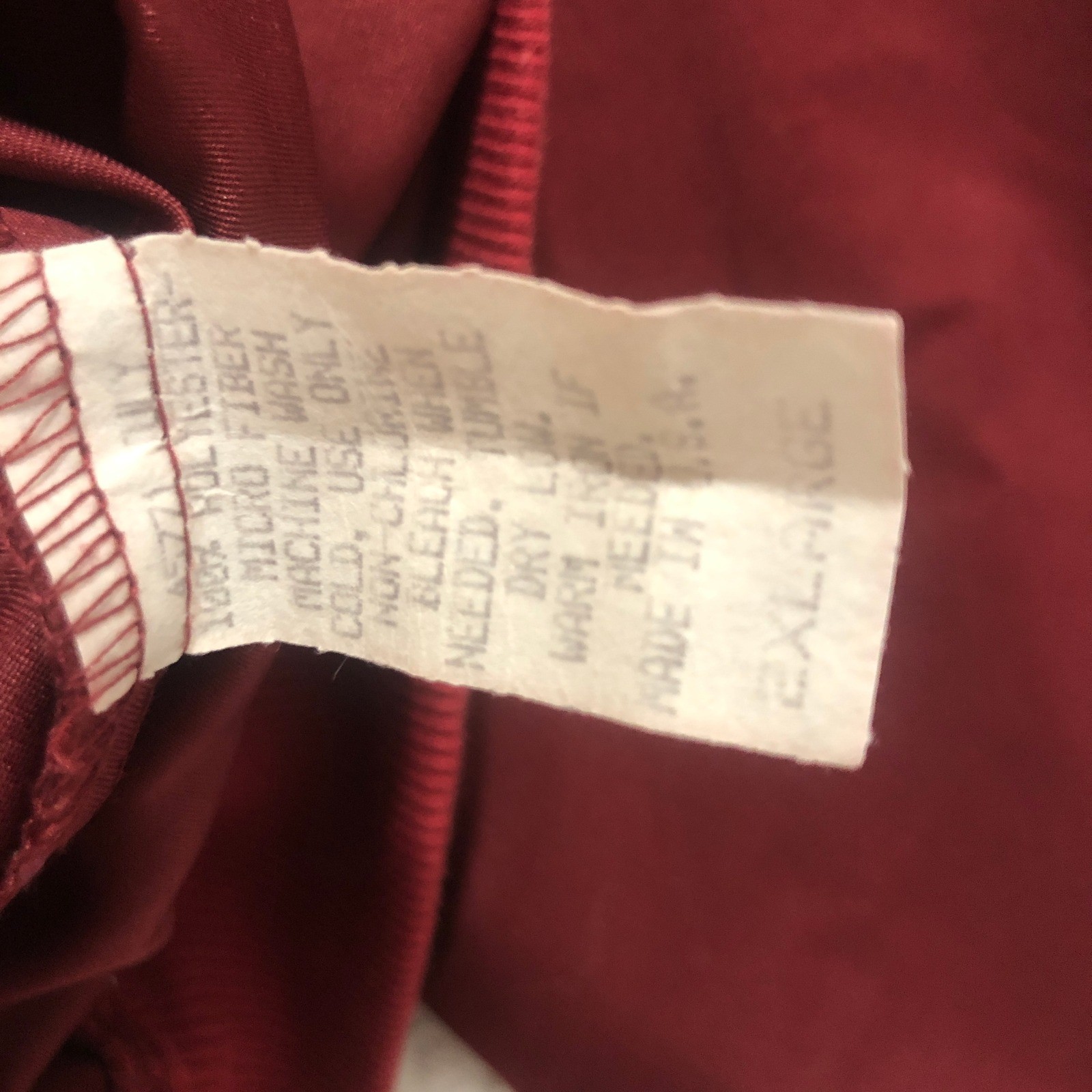 AHWA Quality Wear Maroon Suggestion Plan UAW GM Mens 2XL Pullover Jacket