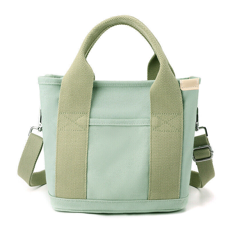 New Women Large Capacity Handbags & Shoulder Bags Canvas Tote Bag Zip Crossbody