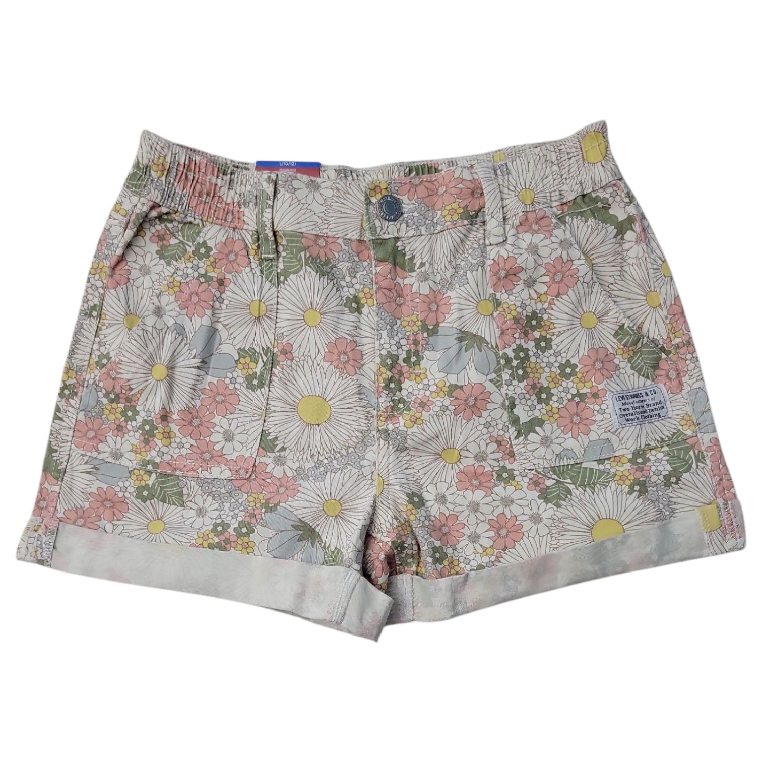 Levi’s Girls Comfort Stretch Elastic Waist Twill Short