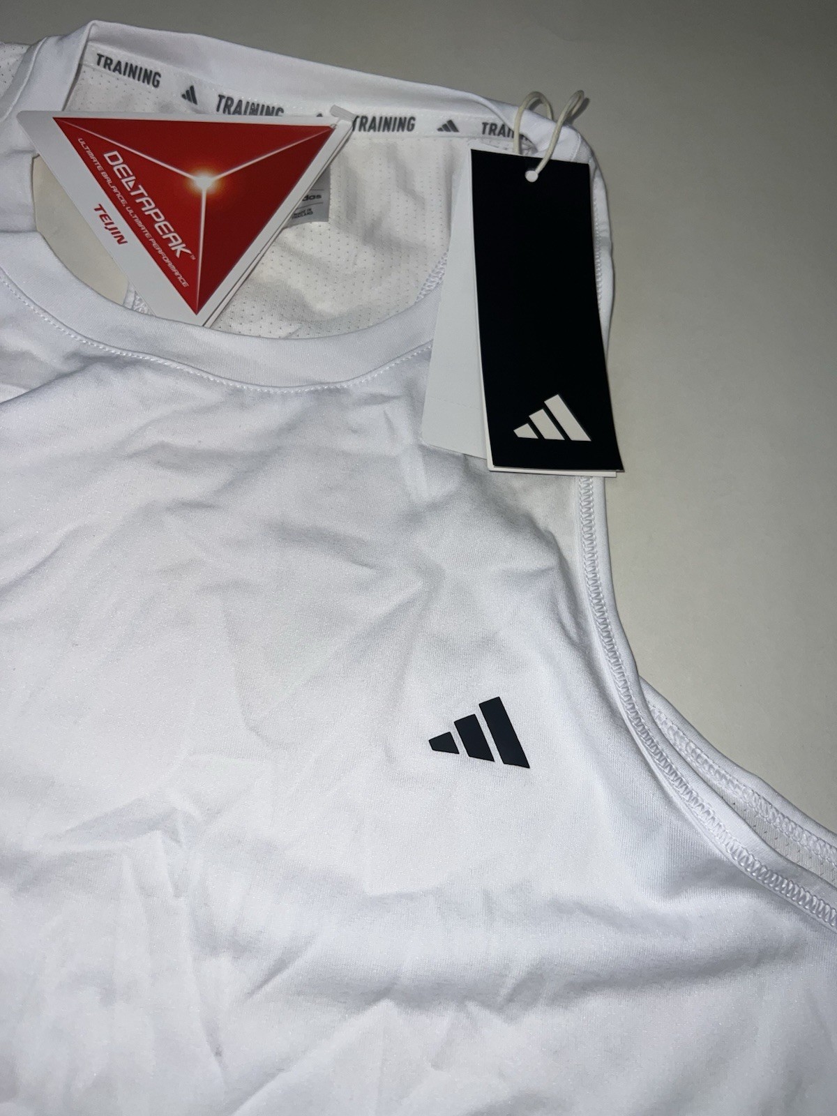 adidas Women’s Training Aeroready Tank Top White Sz XS-XL $35 NEW