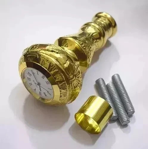 Victorian Style Designer Brass Clock Knob Head Handle for Handmade