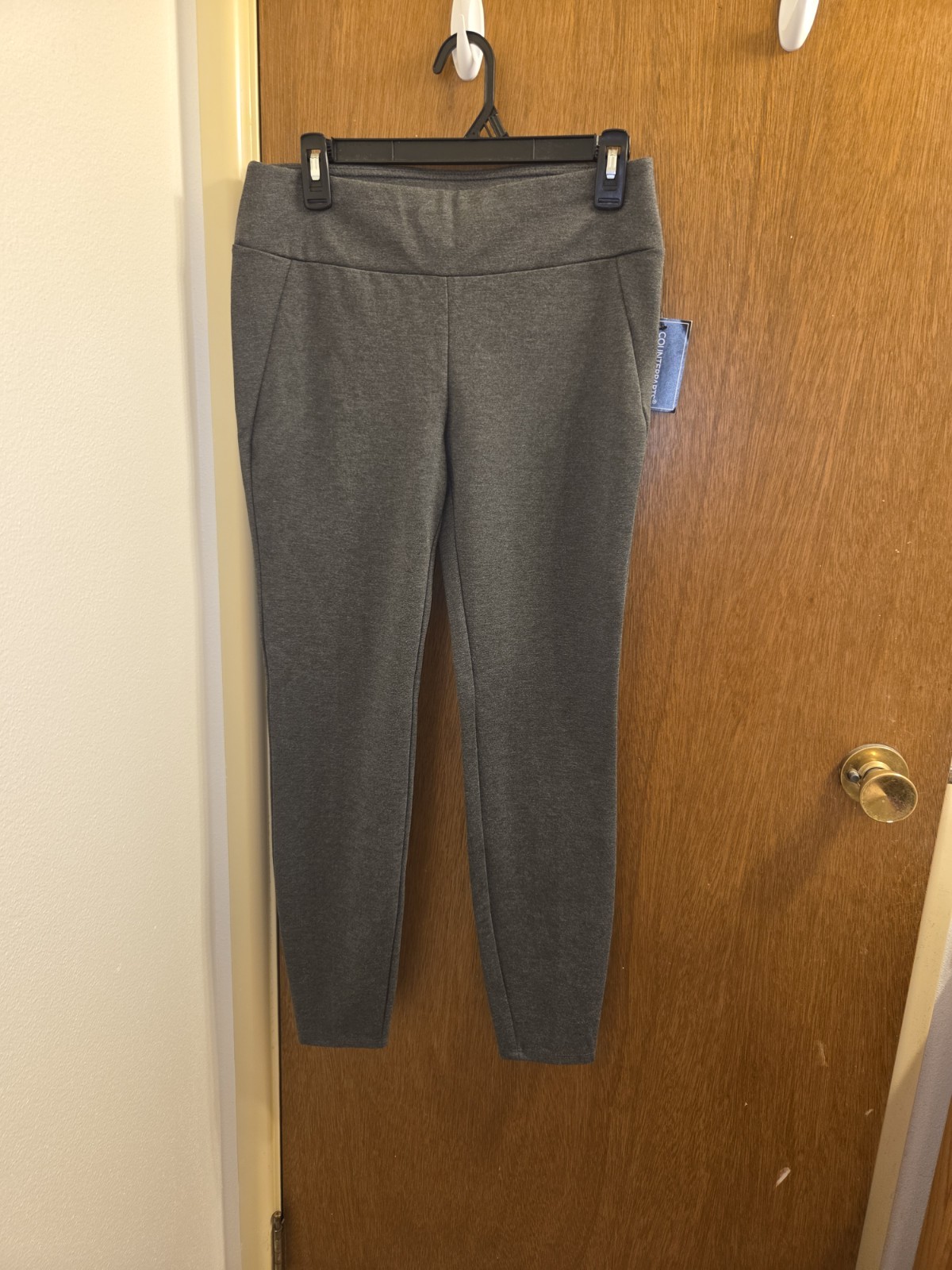 Counterparts Womens Medium M Heather Gray Pull On Pants New See Description