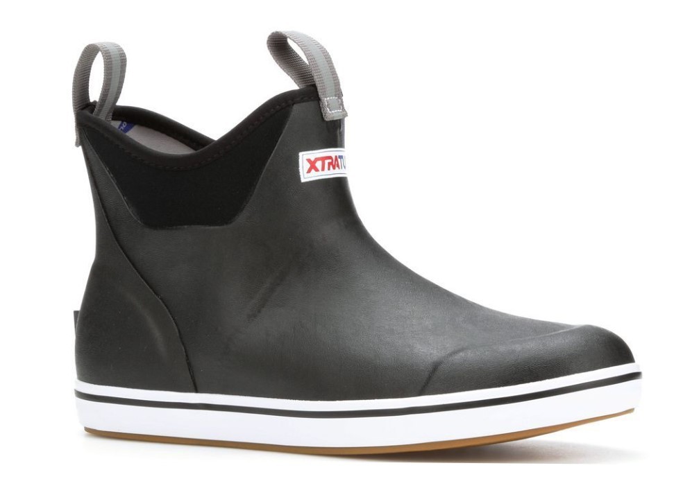 Xtratuf Men’s 6” Ankle Waterproof Deck Boots Black