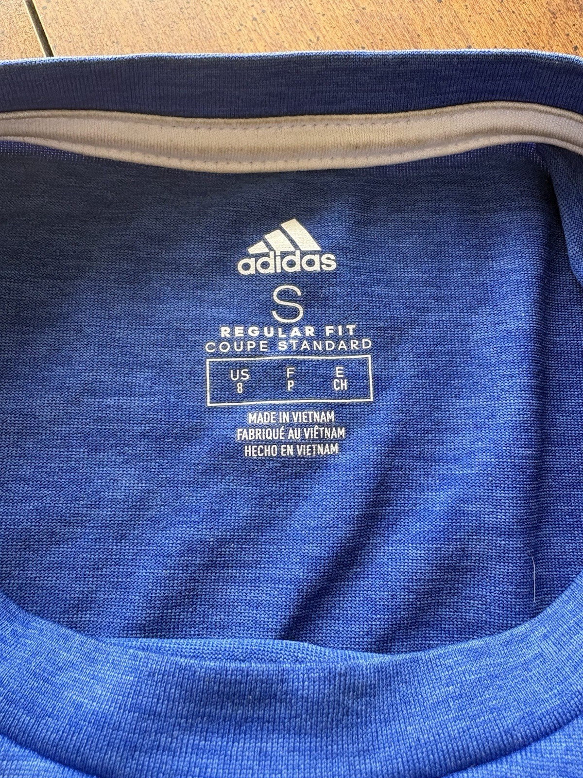 Adidas Aeroready Boys Youth Graphic Training Shirt Royal Sz S