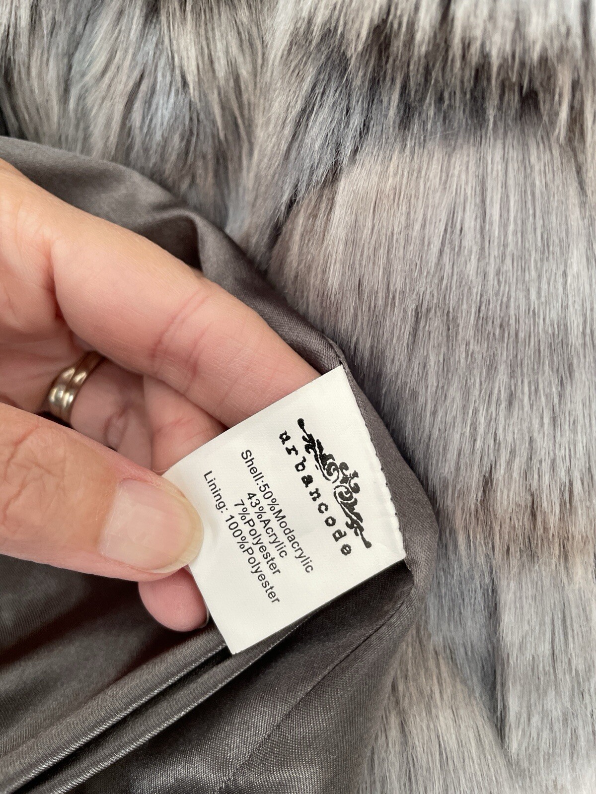 Urbancode Faux Fur Coat Size 12 (Returns Accepted)