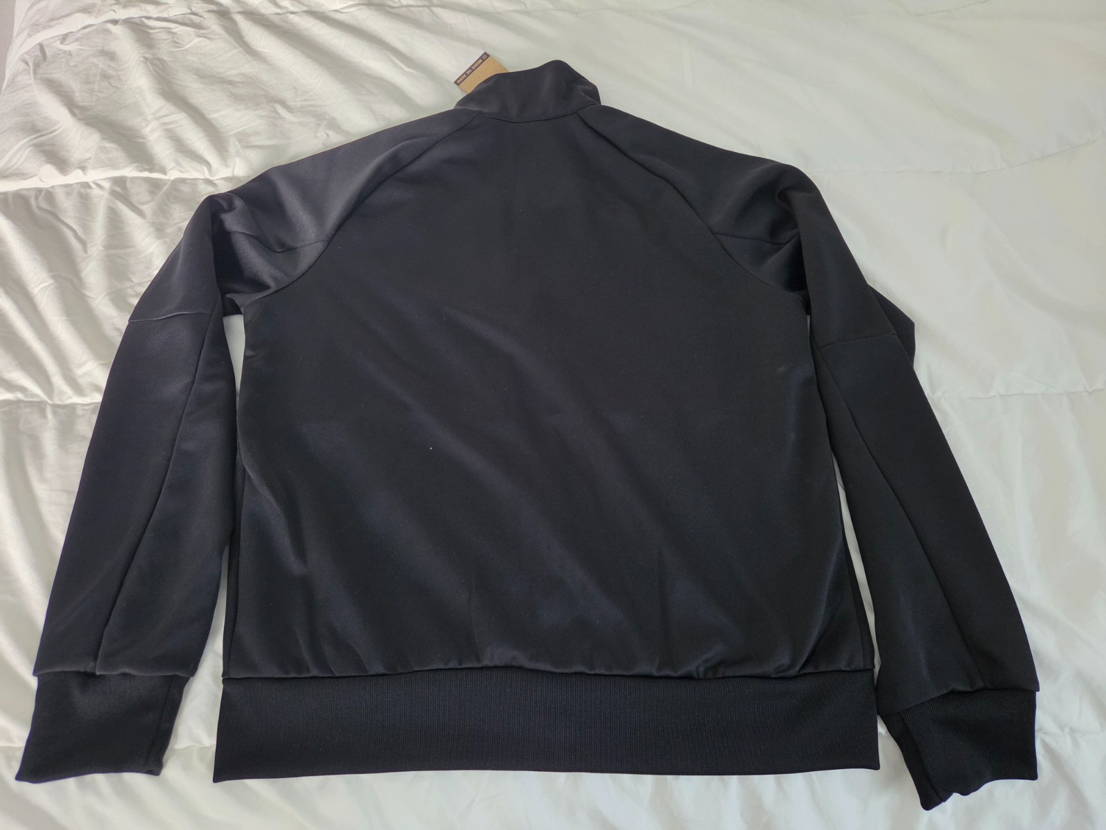 Nike Men’s Black Full-Zip Chest Swoosh Jacket Medium (M)