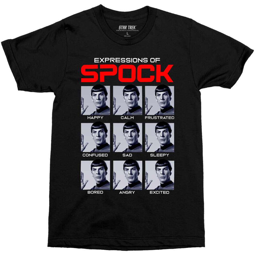 Star Trek Expressions of Spock T-Shirt
