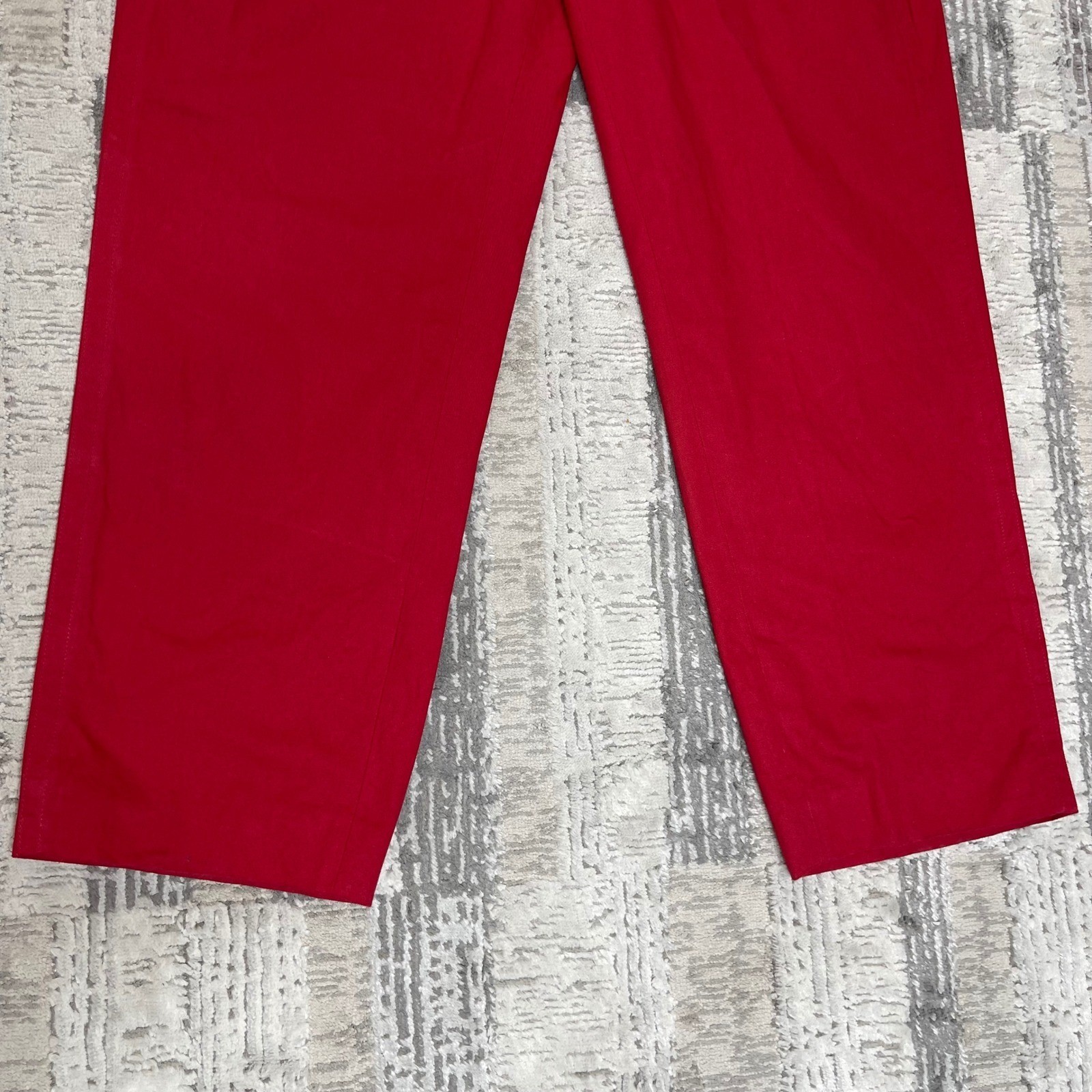 Vintage 80s MONDI West Germany Red High Waisted Pleated Trousers Womens 38 25×25