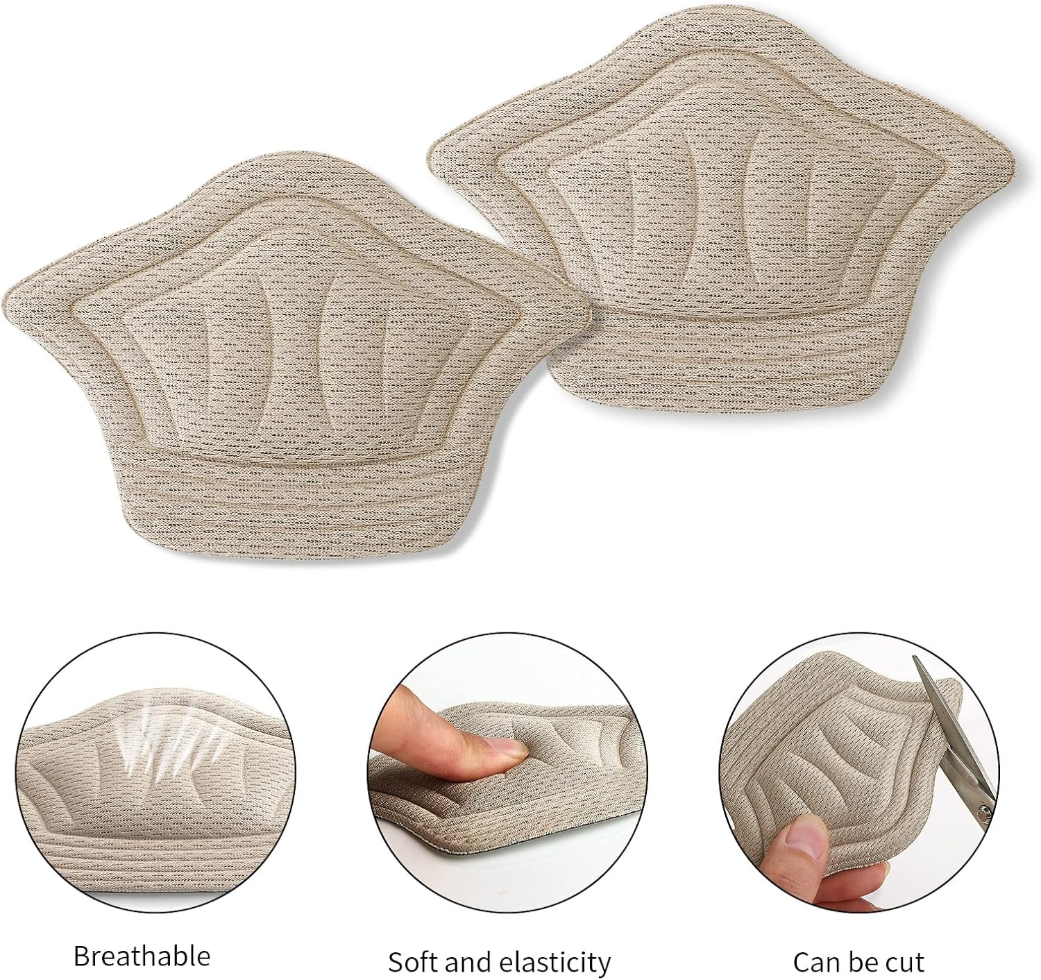 Heel Grips for Loose Shoes Heel Cushion Pads No-Slip Shoe Inserts Half Wholesale