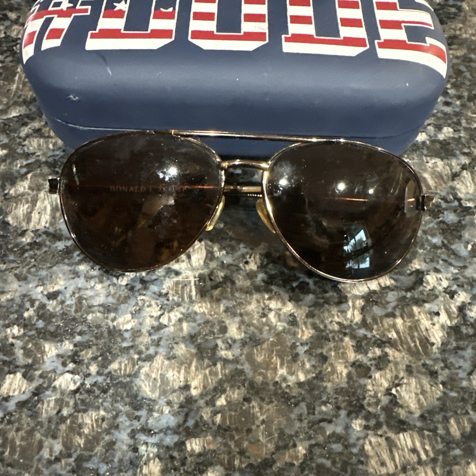 Sunglasses Donald J. Trump Signature Collection TR112013 Aviator Brown Lenses