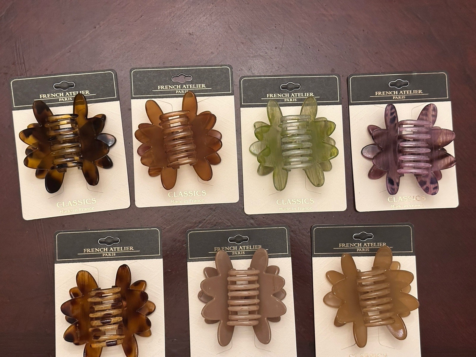 Hair Accessories For Women Waterlily Claw Clip Lot Of 7