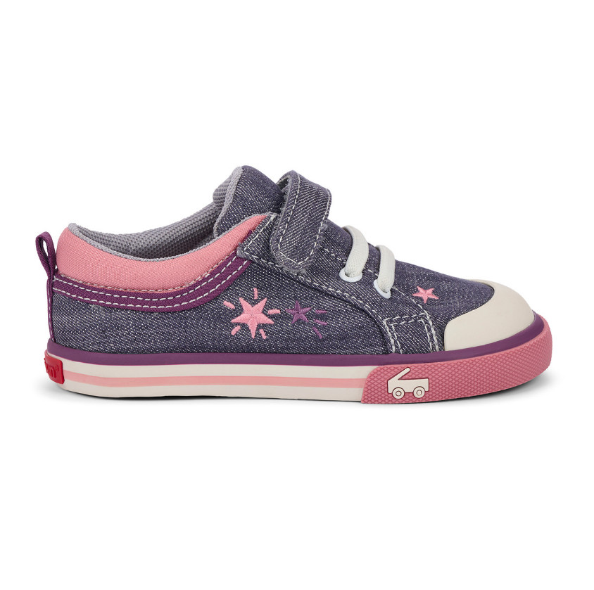 See Kai Run Kristin Gray Denim/Stars – NEW