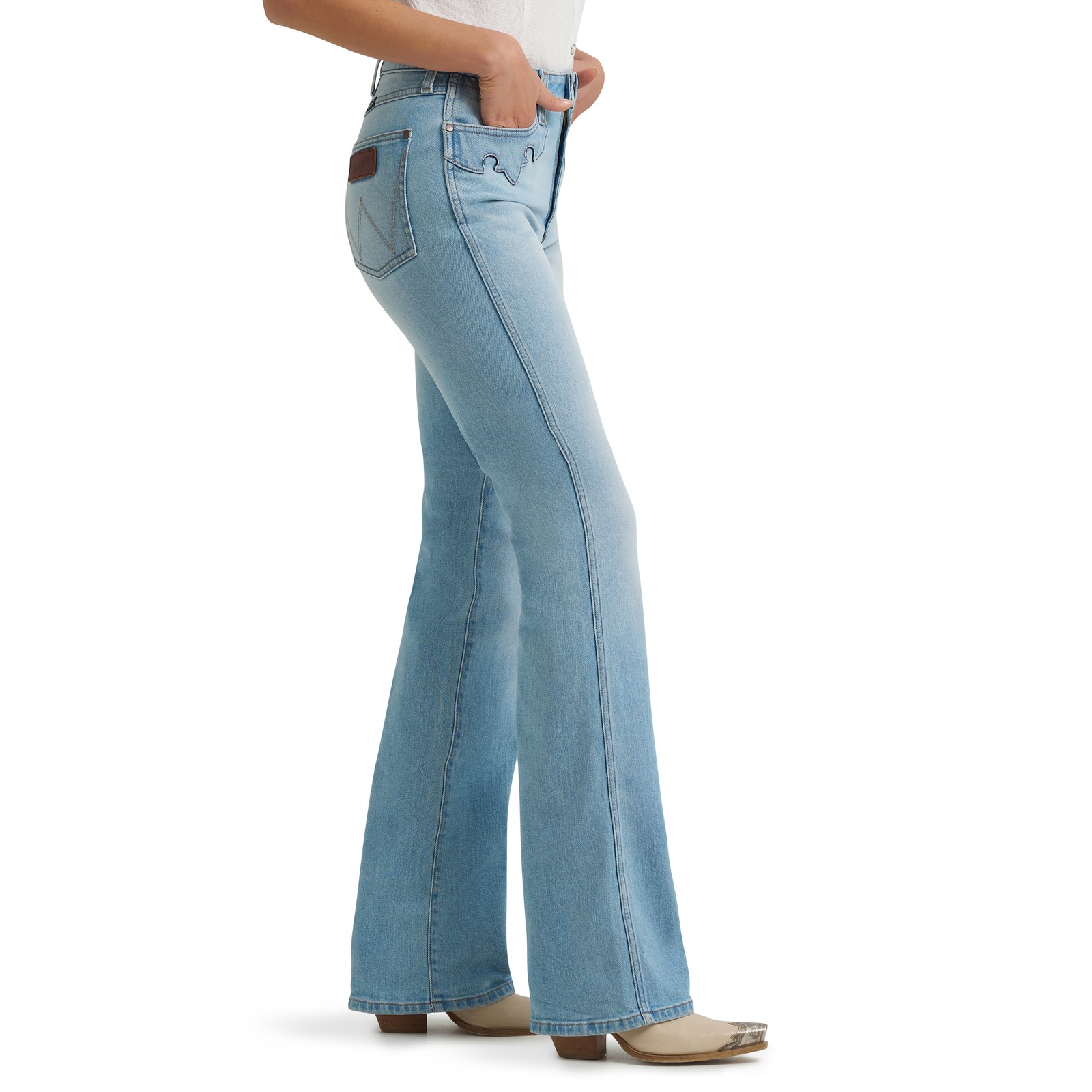 Wrangler Ladies Retro Bailey Aubrielle High Rise Stretch Bootcut Jean 112379374