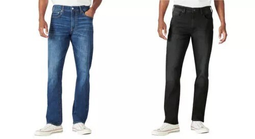 NWT Men’s Lucky Brand Jeans 410 Athletic Straight Leg Fit Cotton Blend Comfort
