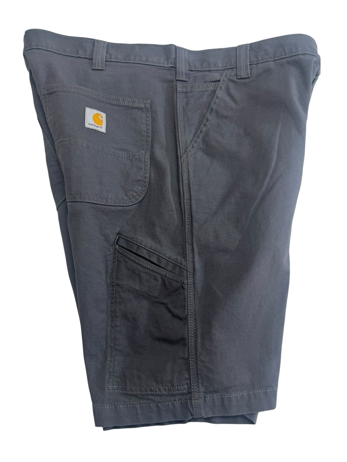 Carhartt 10” Rigby Relaxed Fit Grey Canvas Work Shorts BS2514 Men’s Size 34