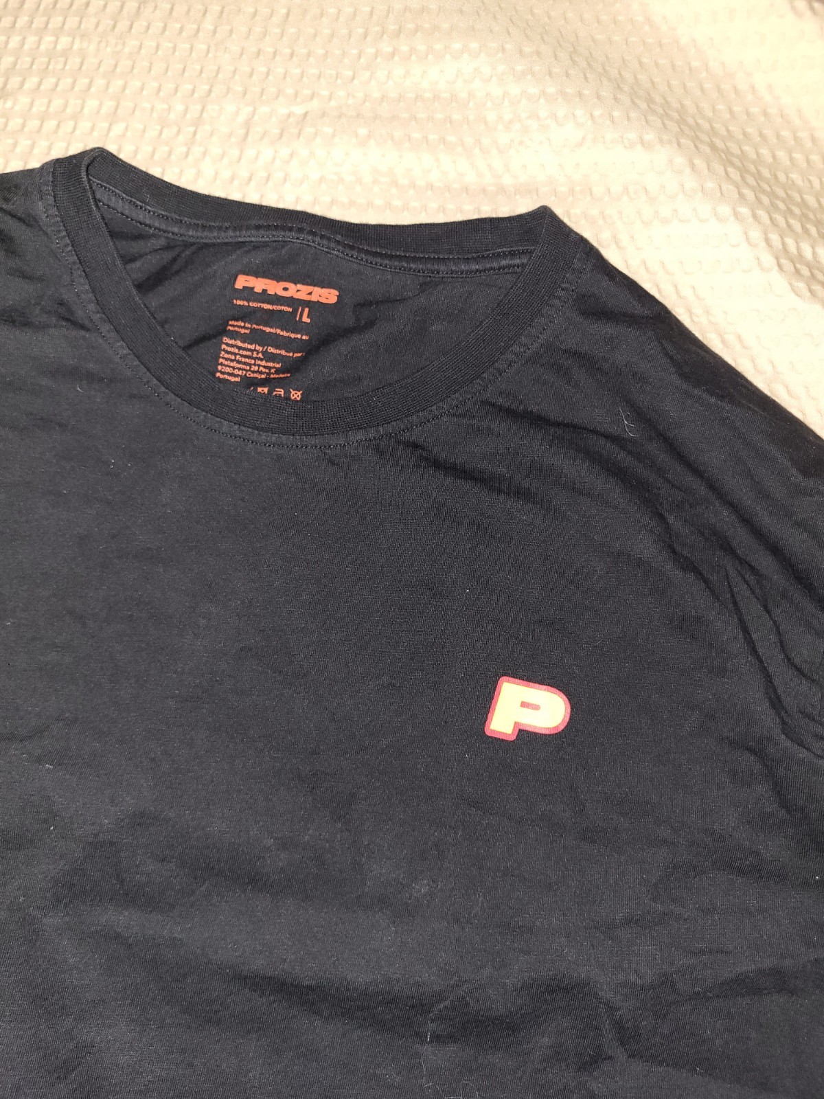 Prozis Men’s Hot Rod Long Sleeve Flame Graphic T-Shirt Tee Black Size Large