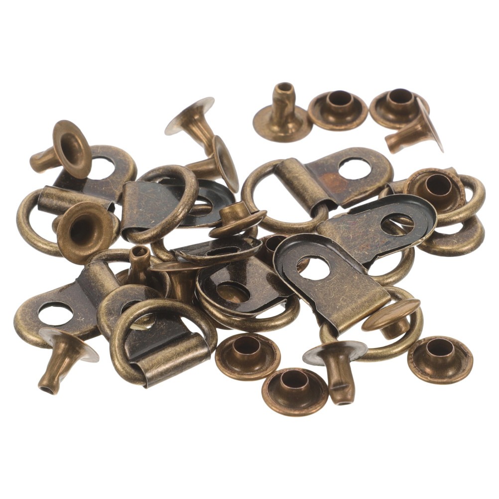 20 Pcs Rivet for Fashion Buckles Shoes Boot Lace Hook Repair Kit