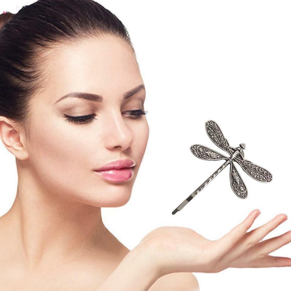 Dragonfly Shape Women Metal Hair Clips Barrette Slide Grips Hair Clip Hairpin