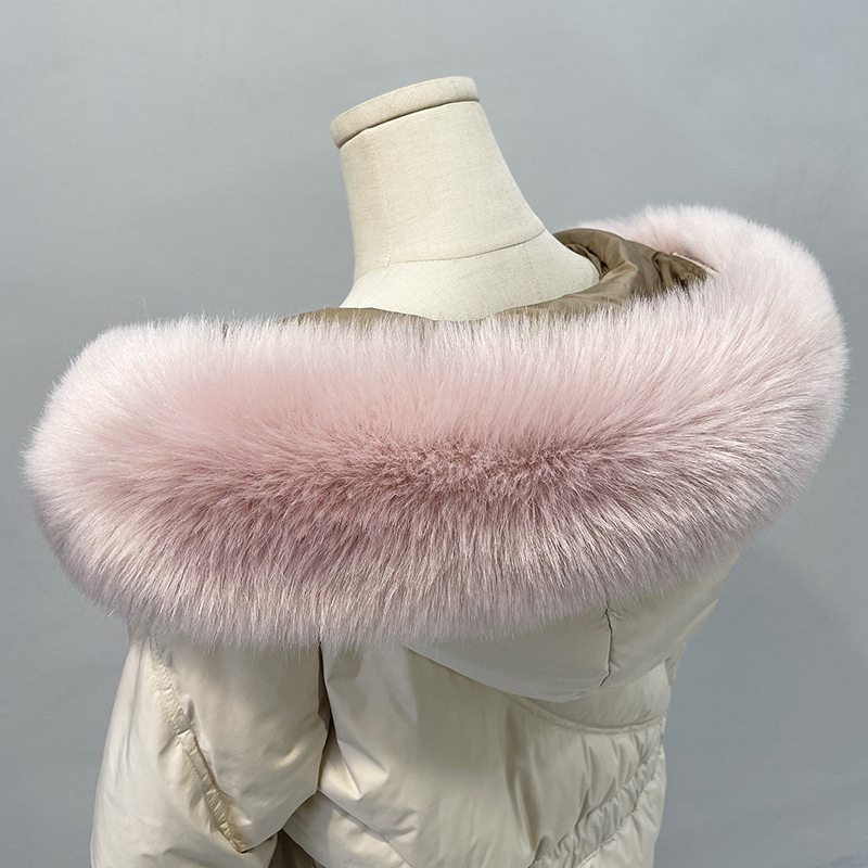 Women’s Coat Collar Detachable Fur Collar Winter Simulation Fox Fur Universal