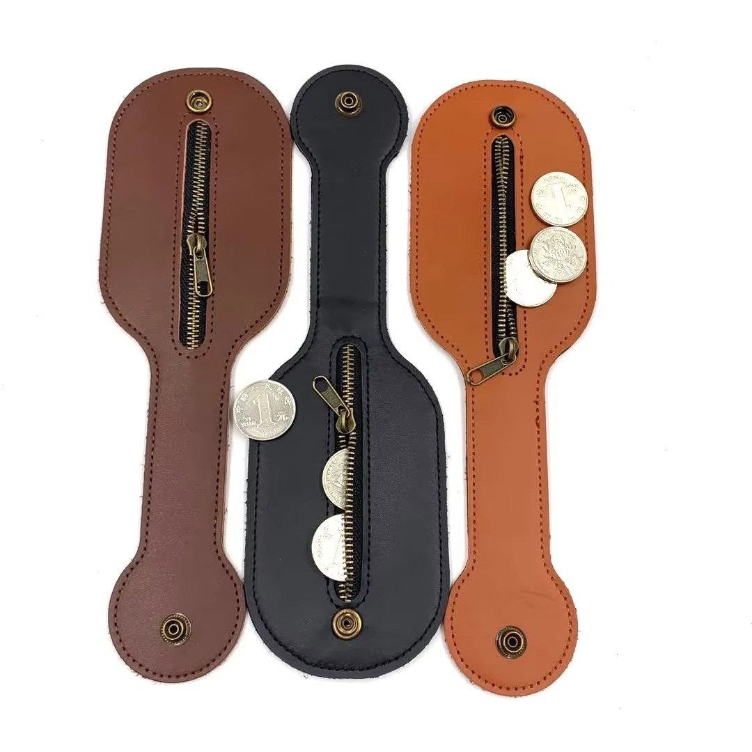 Men Leather Coin Purse Outdoor Utility Self-Defense Multi-Tool Wallet Women