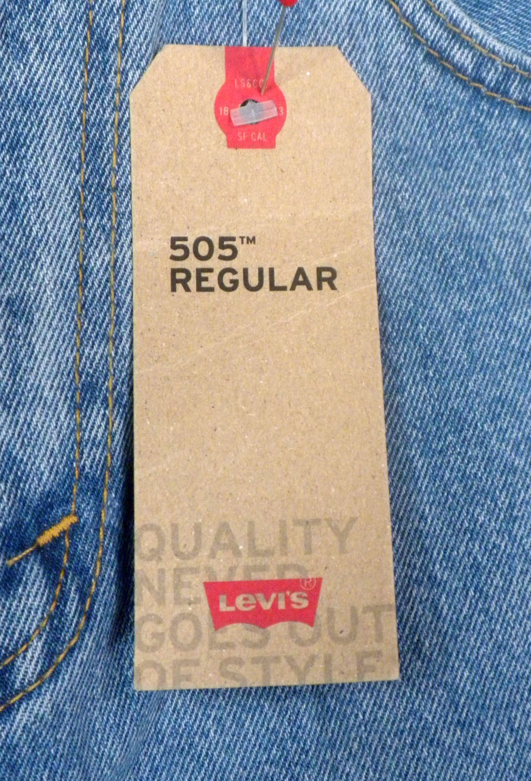 Levi’s 505 Regular Men’s Straight Leg Jeans Size 33 x 29