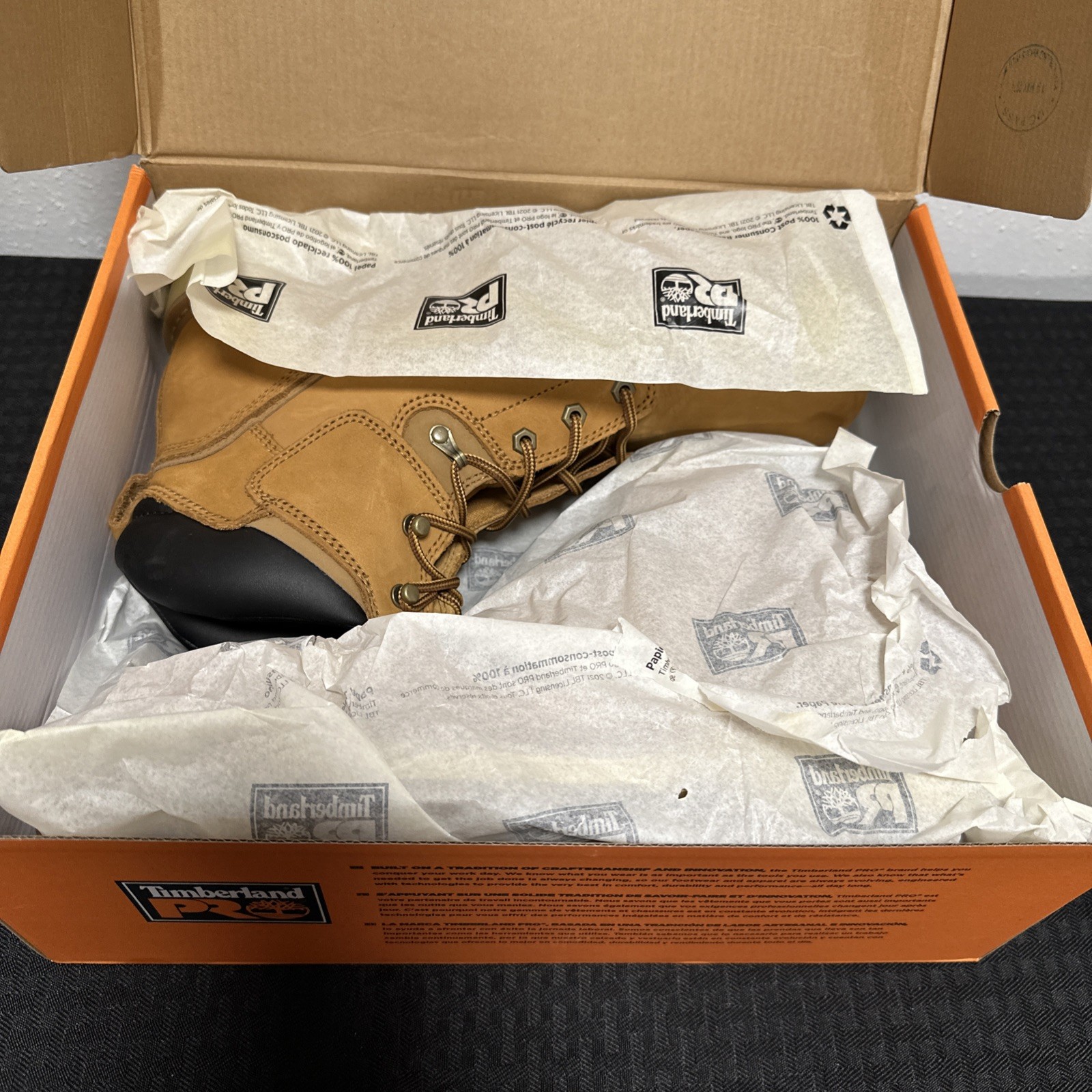 Timberland Pro Men’s Pit boss 6” Steel Safety Toe Size 13 # TB033031