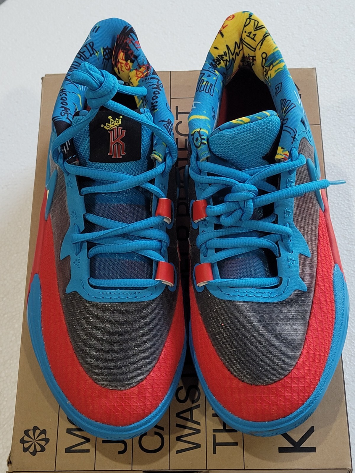 Nike Kyrie 8 Go GS Black Yellow 7Y Youth Basketball Shoes DQ8080 012