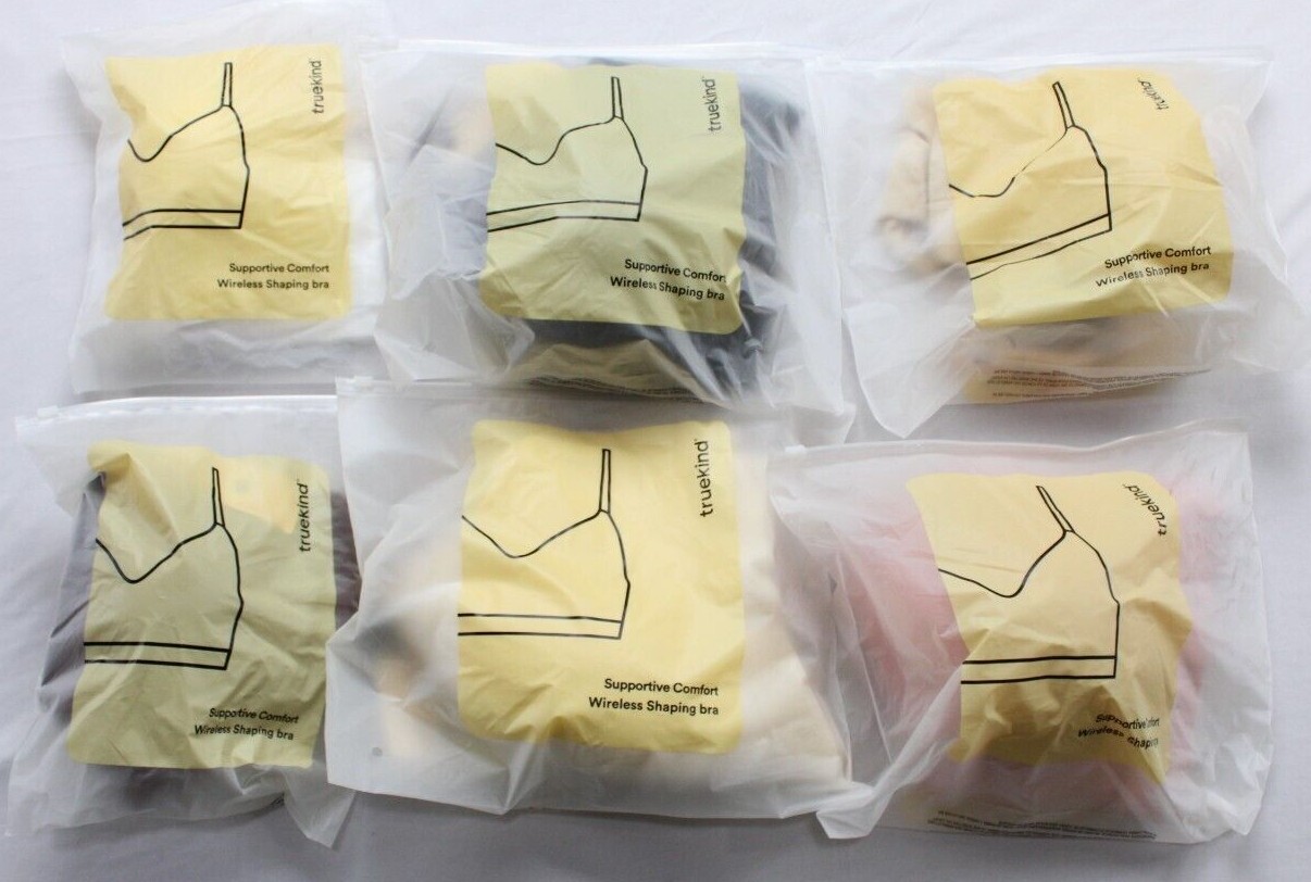Truekind Supportive Comfort Wireless Shaping Bra Assorted Colors/Sizes S-4XL NWT