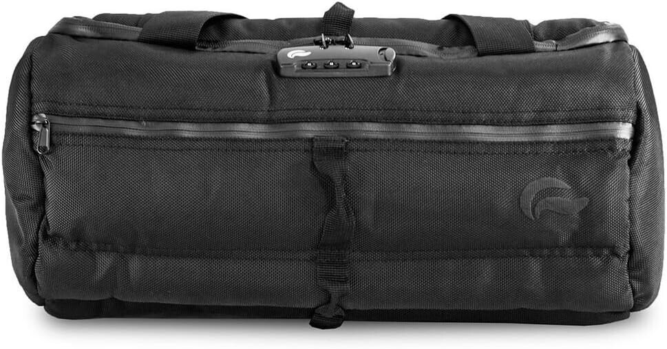 SKUNK Odor Smell Proof + Weatherproof Bag Carbon Lining-16″ DUFFLE TUBE – Black