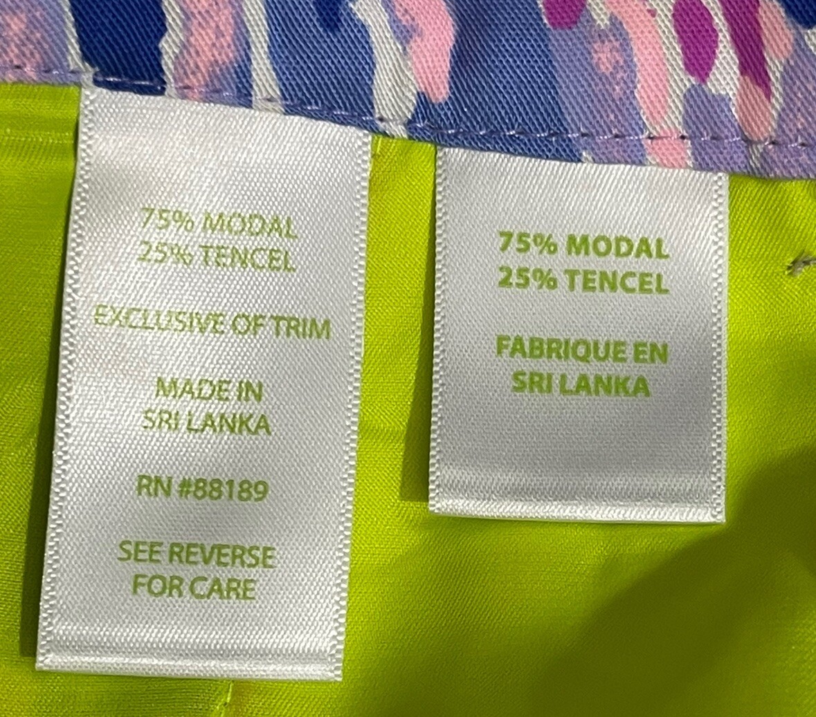 Lilly Pulitzer Jogger Pants Saffron Multicolor One Too Many Size 00 EUC
