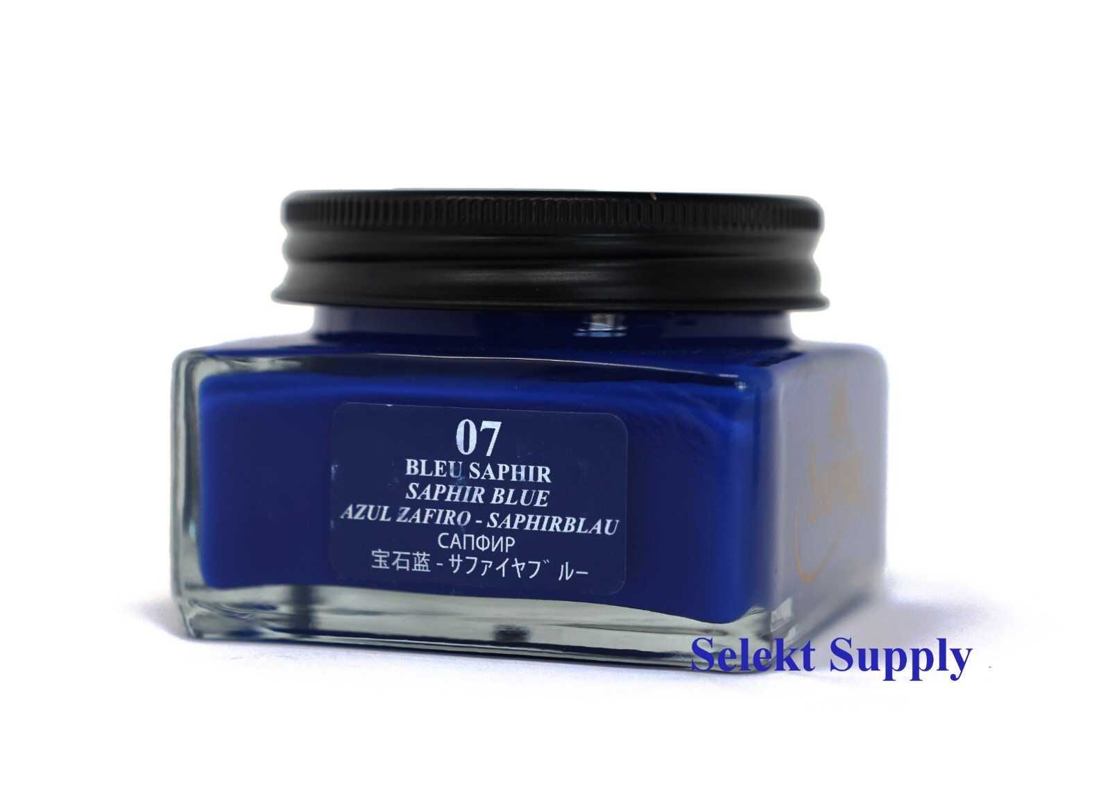 Saphir Blue (07) Saphir Medaille d’Or Pommadier Shoe Cream 75ml Jar – New Color!