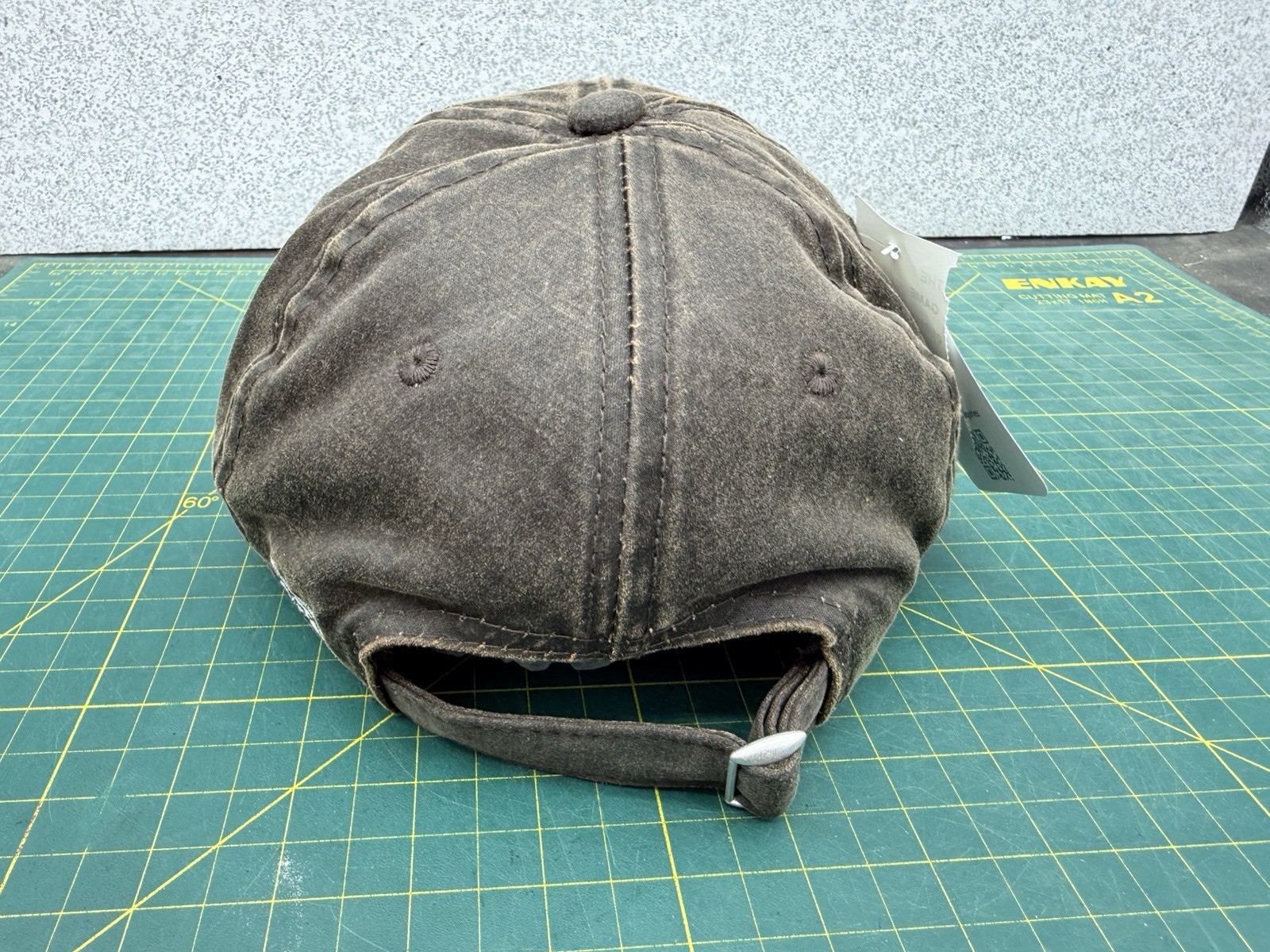 USN United States Navy 1775 Logo Waxed Canvas StrapBack Hat – by The Game – NWT!