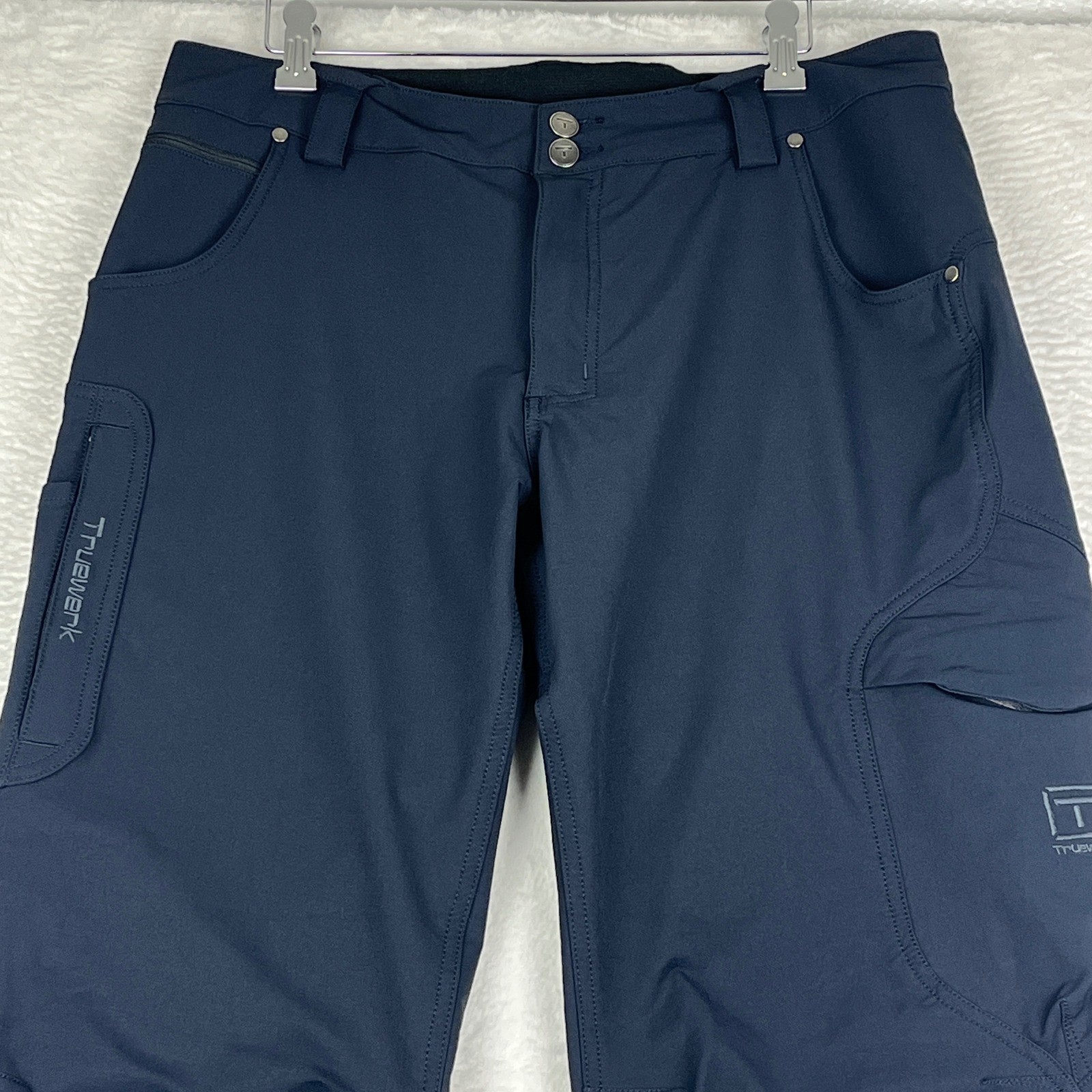 Truewerk T2 Werkpants Men 34W x 32L Navy Blue Technical Work Cargo Pants