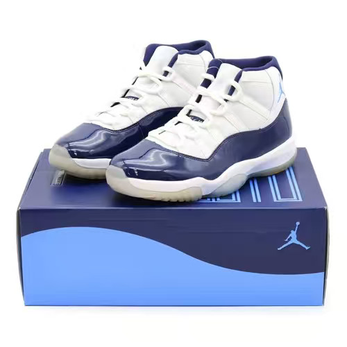 Nike Air Jordan 11 Retro Win Like 82 Midnight Navy White 378037-123 Men’s