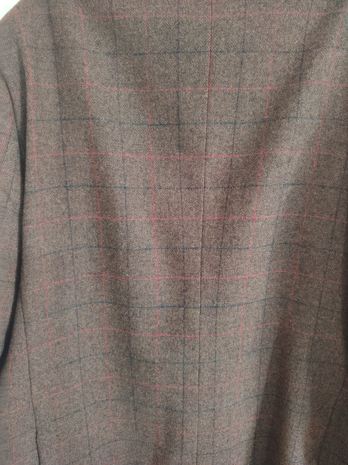 Men’s SKOPES Montrose Tweed Wool Blend Brown Check Blazer Jacket Country 50S