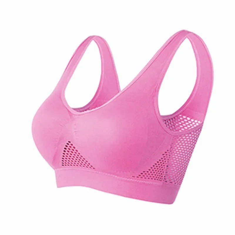 Sports Bra Seamless Yoga Everyday Wireless Push Up Comfort Top Stretch Fitness