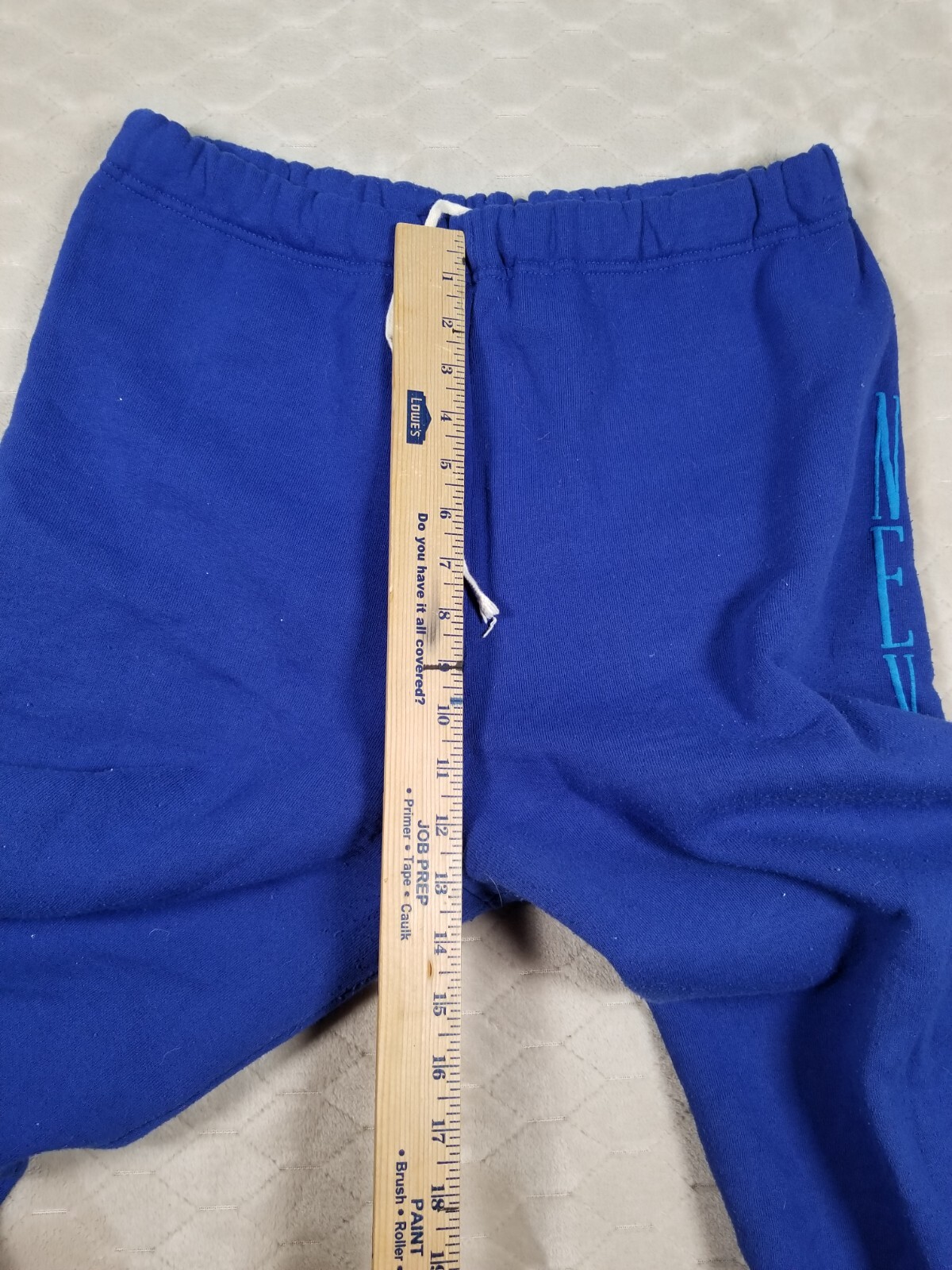 VTG UNR University of Nevad Reno Sweatpants Sz Lg Puff Print See Pics