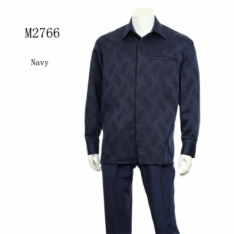 New Men’s 100% Polyester Two Pieces Walking suit Design By Fortino Landi M2766