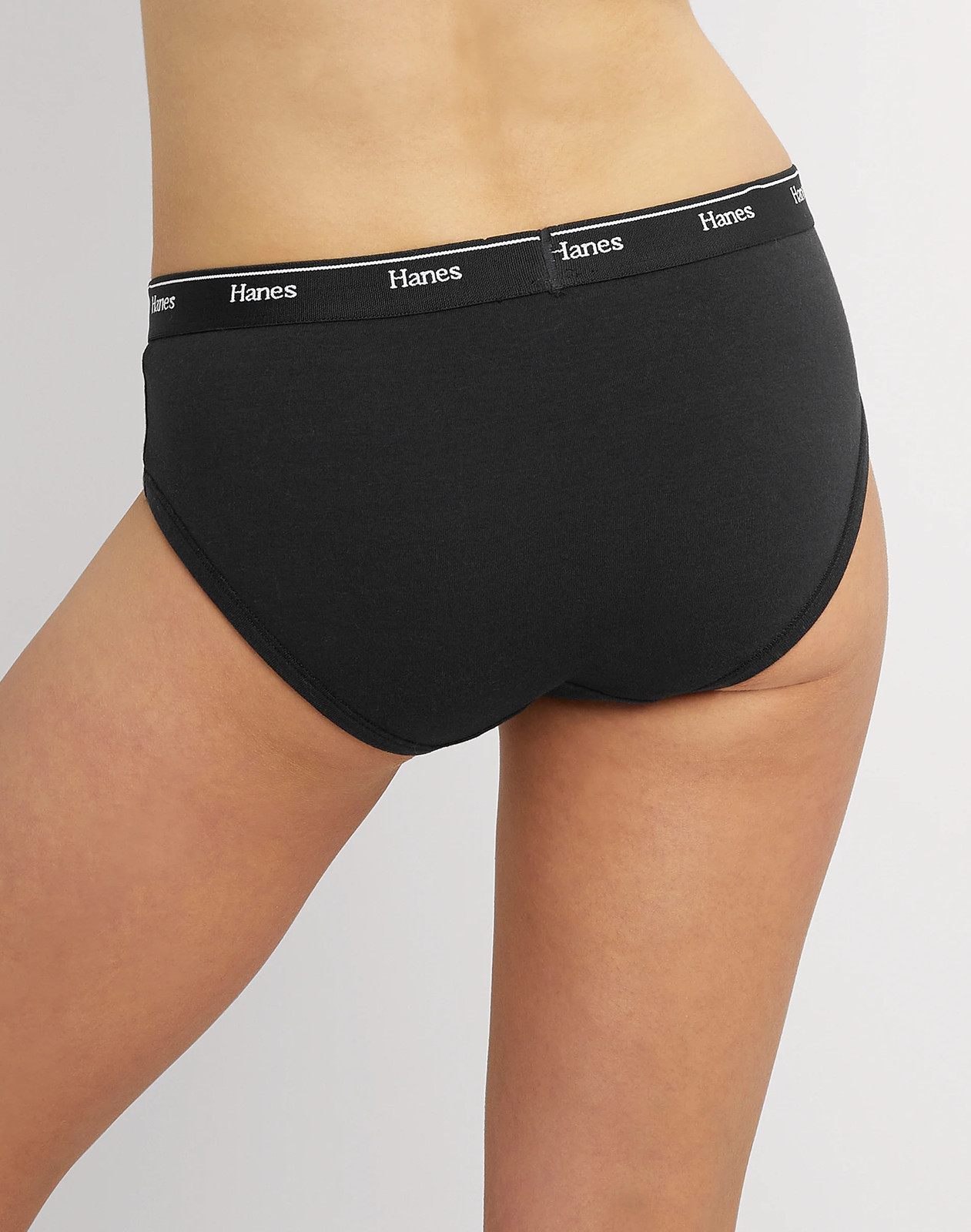 Hanes Originals Women’s Hipster Underwear, Breathable Stretch Cotton, 6-Pack