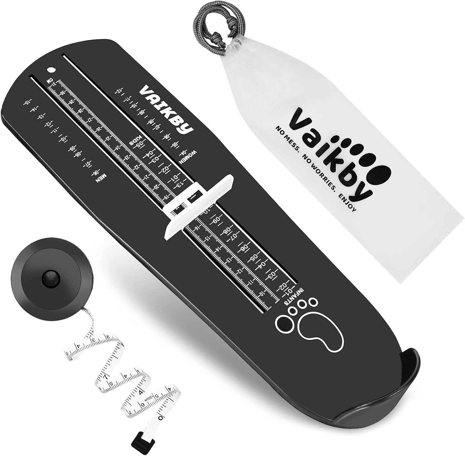 Foot Measuring Device Shoe Sizer Ruler for Kids & Adults – Accurate Size Tool