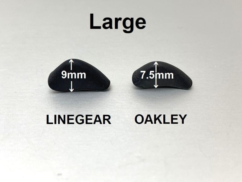 LINEGEAR Complete Replacement Rubber Set for Oakley Penny – Black [PE-CRS-BK]