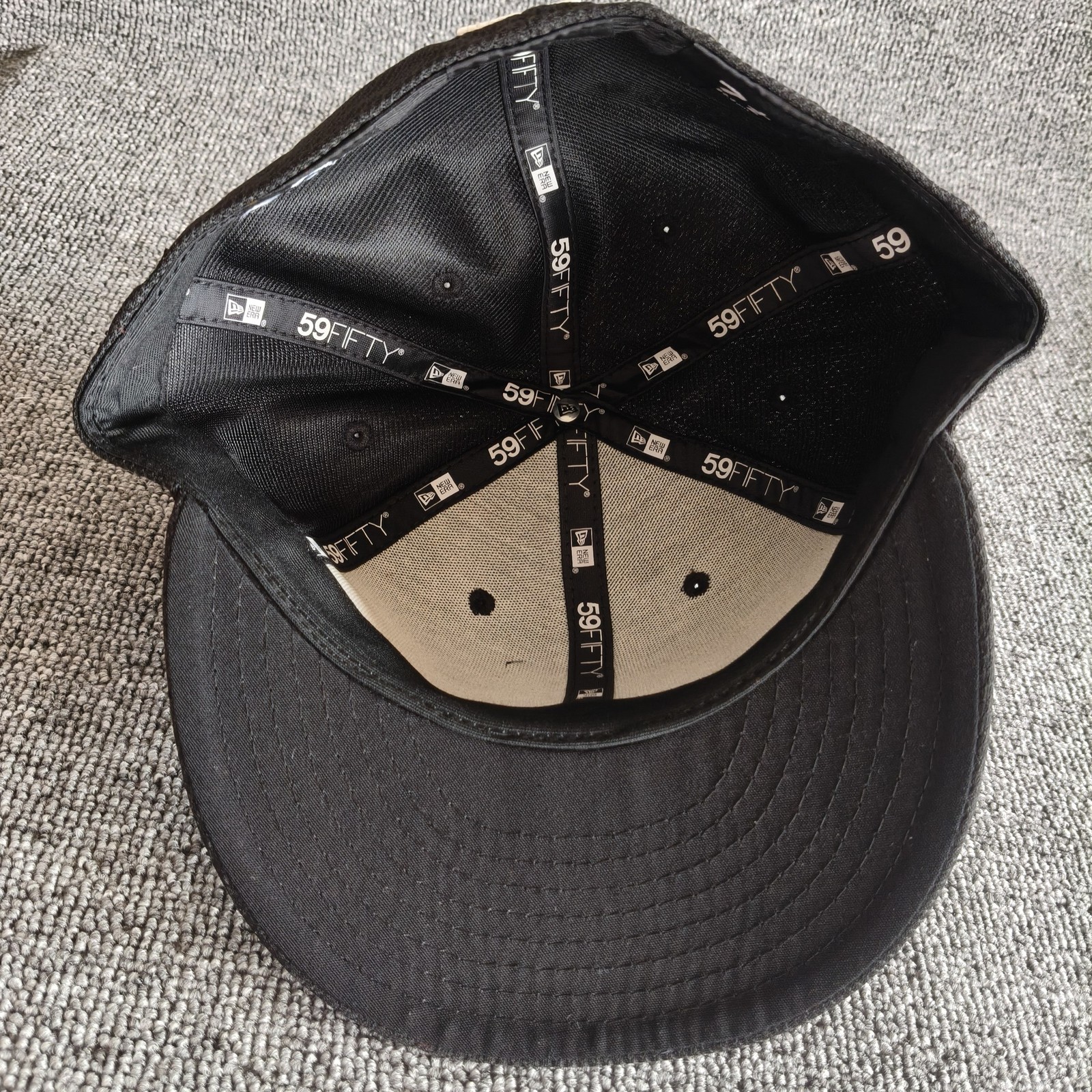New Era West Virginia Black Bears 59FIFTY Fitted Black 7 3 8 Hat