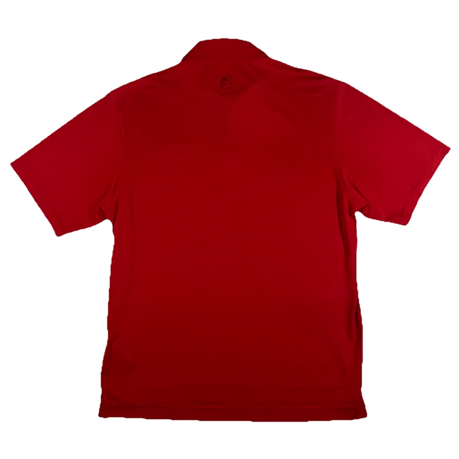 Foot Joy Myopia Hunt Club Tech Performance Golf Polo Shirt Red Sz L RARE! EUC
