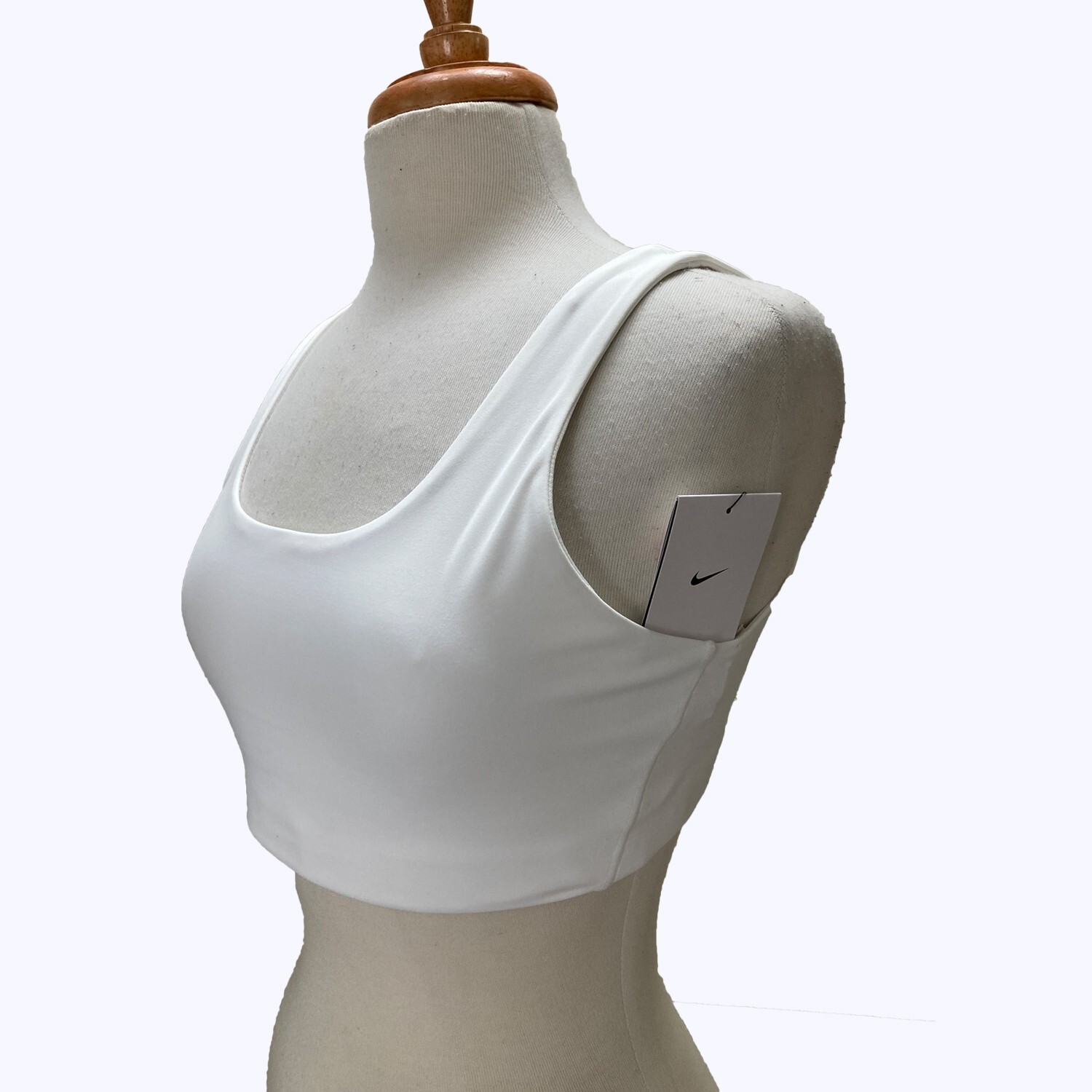 Nike Sports Bra Alate All U Light-Support Lightly Lined U-Neck, White DV9855