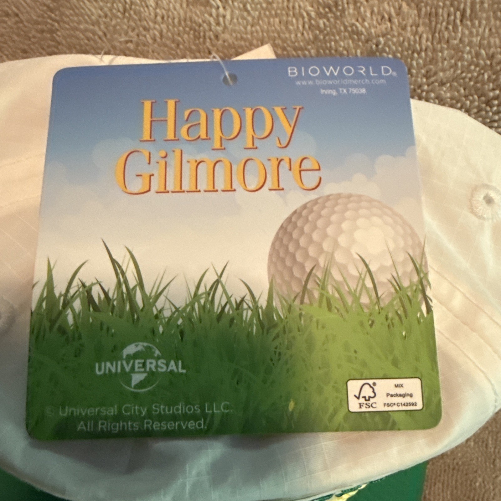 Official Happy Gilmore Waterbury Open ‘96 Golf Hat SnapBack Adjustable NWT