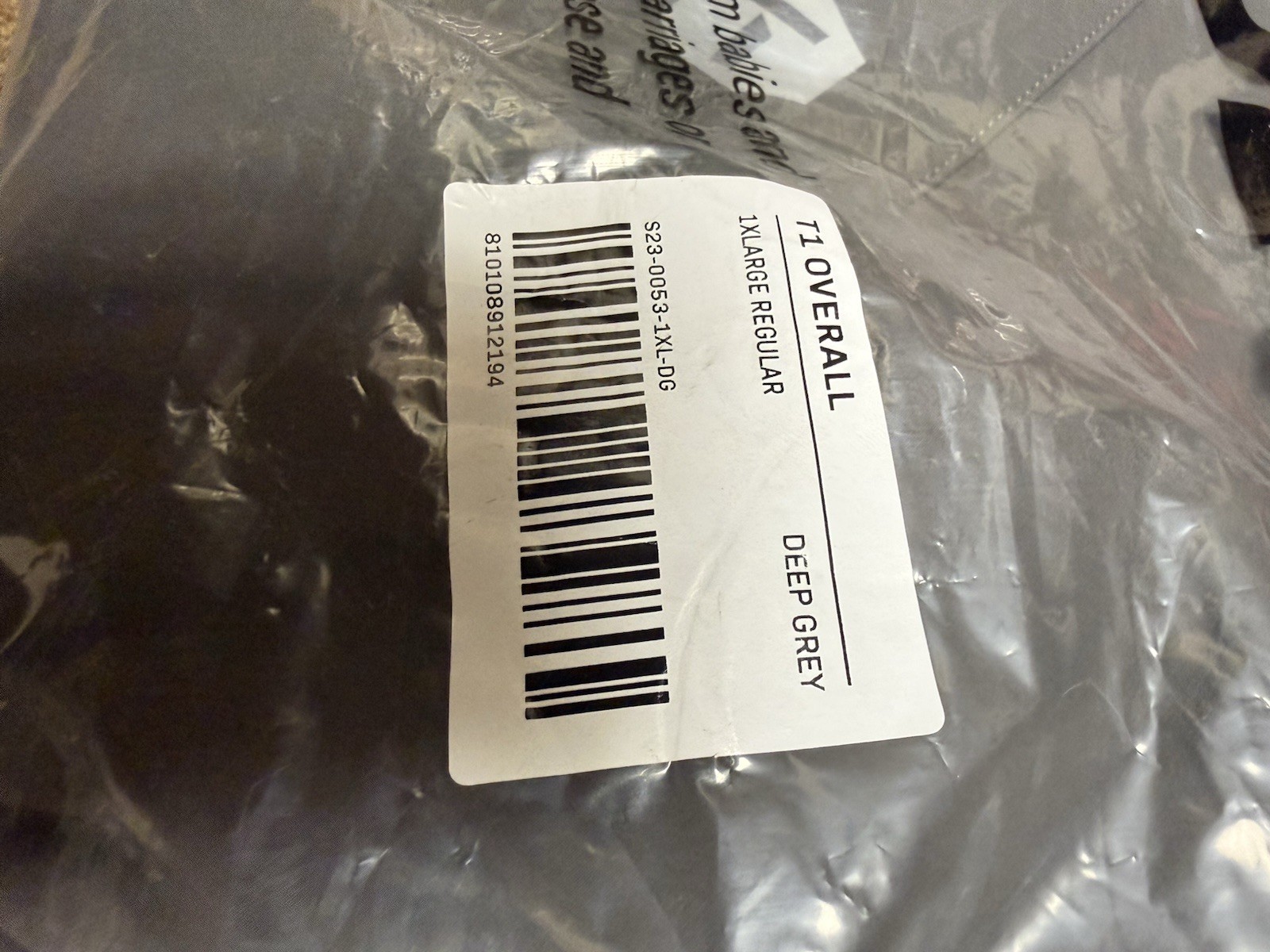 Truewerk Men’s Workwear Pants 1XL Regular Gray New with Tags
